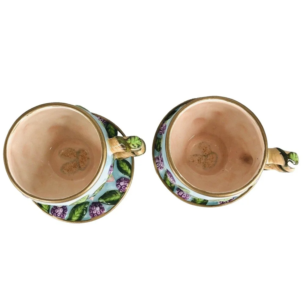 New Bunny Rabbit Teapot Teaset Child Silvestri Whispering Garden Collection Cups